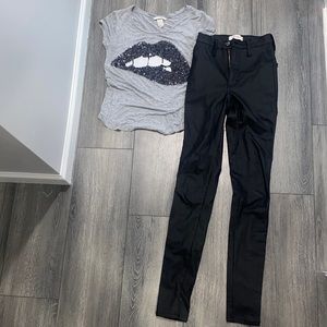 Tshirt and pants outfit